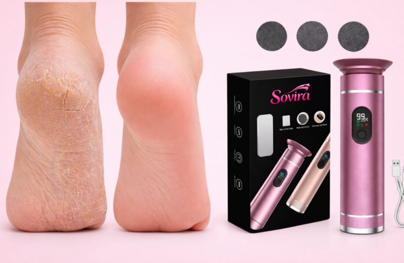 KYNEXOR™ Pro – מכשיר להסרת עור יבש לרגליים